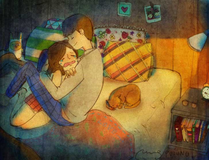 asomadetodosafetos.com - A cumplicidade do amor em 22 ilustrações que te farão suspirar