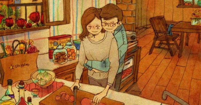 A cumplicidade do amor em 22 ilustrações que te farão suspirar