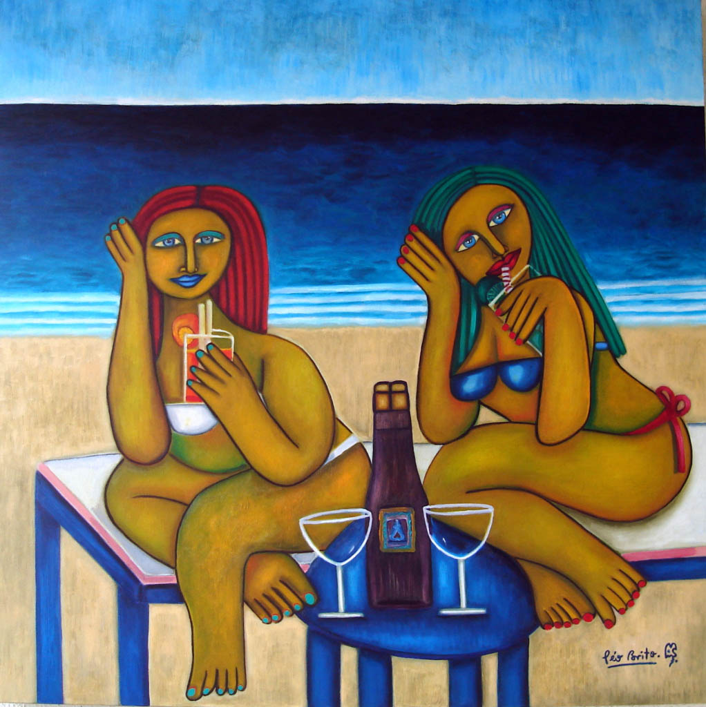 asomadetodosafetos.com - 15 frases sobre a passagem do tempo e pinturas do artista Léo Brito