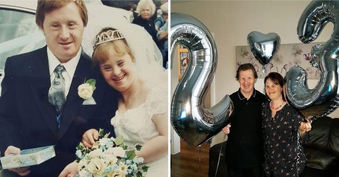 Casal com síndrome de Down comemora 23 anos de casamento. Eles se amam e respeitam um ao outro apesar das críticas