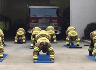 Aulas de yoga estão ajudando bombeiros com Depressão
