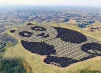 China constrói um painel solar em forma de panda e ajuda a salvar o planeta de uma forma divertida
