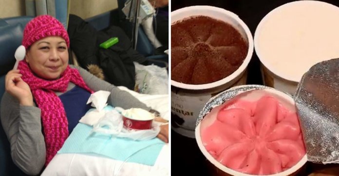 Eles criam 3 sabores de sorvete que ajuda a reduzir os efeitos colaterais que a quimioterapia gera