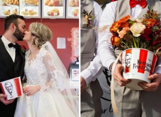 KFC promete pagar todas as despesas de casamento desde que o tema seja o seu frango frito