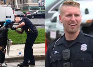 Vídeo do policial fazendo a barba de sem-teto viraliza e emociona