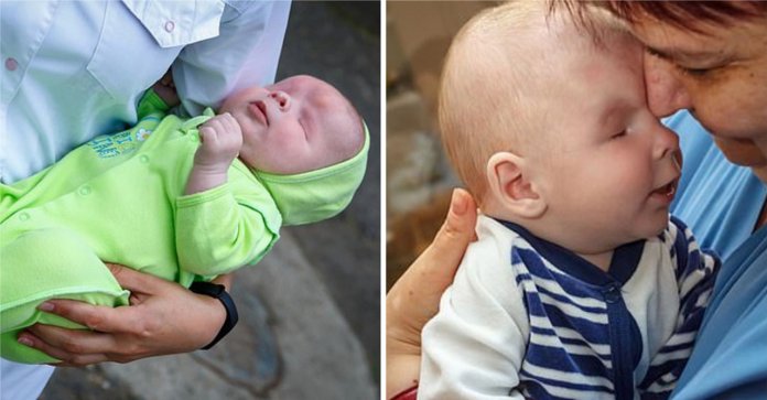 Bebê nasceu sem os olhos e a mãe o abandonou porque não podia cuidar dele