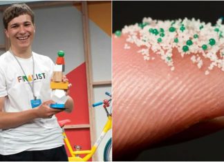 Ele conquistou um Prêmio Mundial de Ciência por remover microplásticos do mar