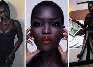 A modelo negra que triunfou sobre o racismo e tem orgulho “amar a cor da sua pele”