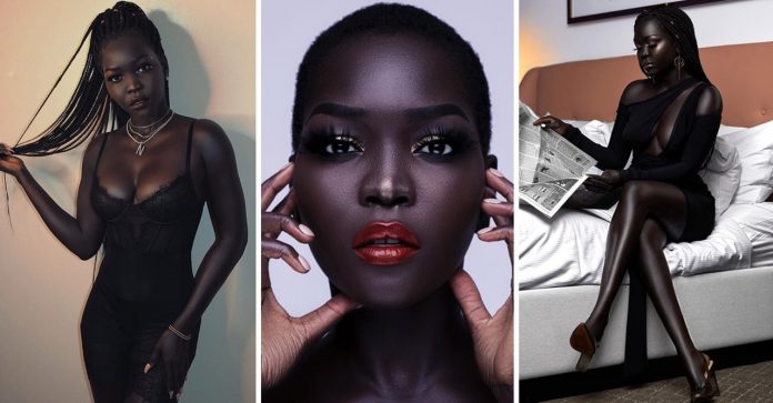 A modelo negra que triunfou sobre o racismo e tem orgulho “amar a cor da sua pele”