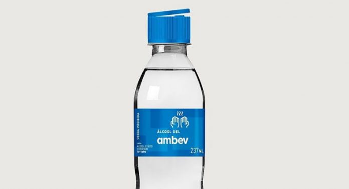 Ambev anuncia que produzirá álcool em gel de forma gratuita para hospitais públicos
