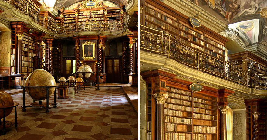 asomadetodosafetos.com - Para os amantes de livros: a biblioteca mais charmosa do mundo fica em Praga