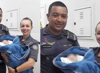 Policiais heróis resgatam bebê abandonado em bueiro em SP