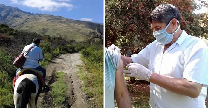 Enfermeiro de 61 anos sobe montanhas para vacinar mais velhos: um verdadeiro herói