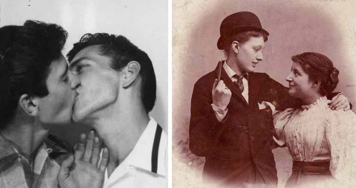 Fotos comprovam que relações de pessoas do mesmo sexo sempre existiram. Amor é amor e pronto