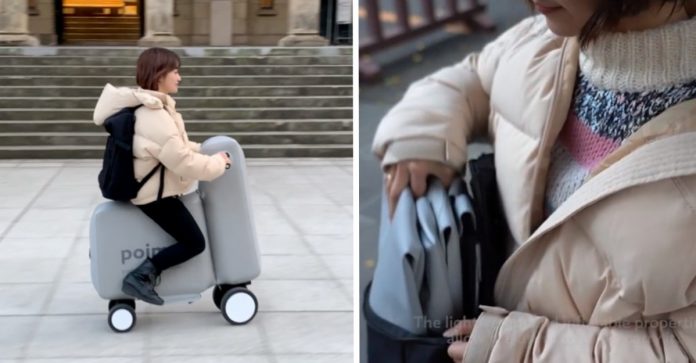 Japoneses criam bicicleta elétrica que é inflável e cabe na bolsa depois de usar