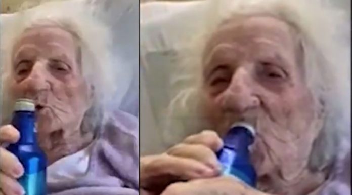 Vovó de 103 anos se recupera de vírus e ainda toma uma cerveja pra comememorar