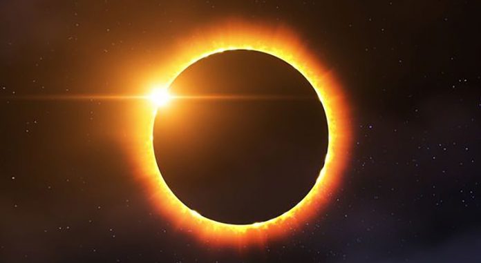 Eclipse solar desta semana vai aparecer com o formato de um anel de fogo