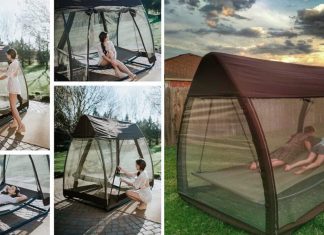 Para quem gosta de acampar, lançaram uma barraca que é finalmente à prova de mosquitos