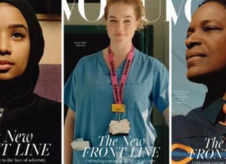 Revista Vogue homenageia mulheres da linha de frente na sua capa: verdadeiras heroínas