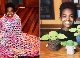 Menino constrói biblioteca na Etiópia com dinheiro arrecadado graças às suas criações de crochê