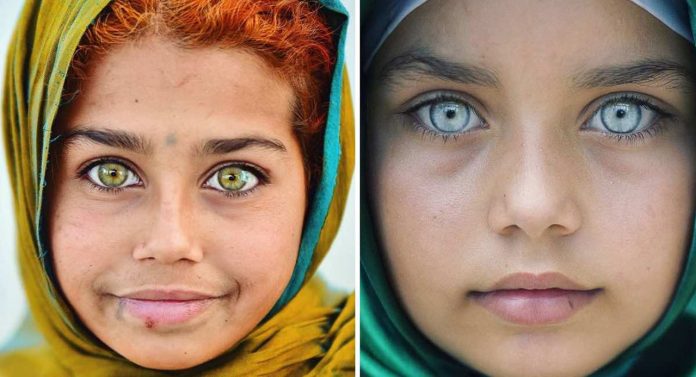 O fotógrafo capta a beleza dos olhos das crianças na Turquia. Hipnotizam de tão lindos