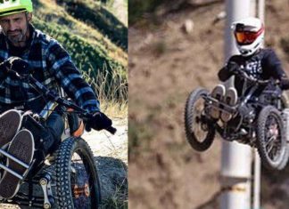 Paraplégico, engenheiro cria mountain bike adaptada totalmente para esportes radicais