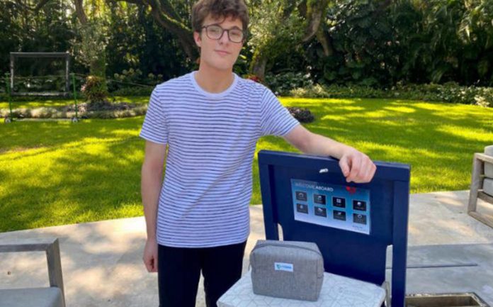 Aos 17 anos, jovem cria kit contra germes em aviões: mais uma ajuda na pandemia