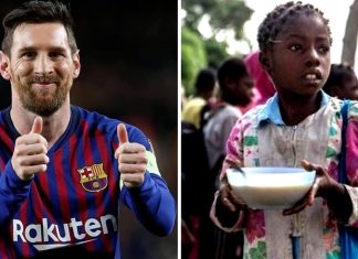 Por causa de Messi, 15 mil crianças podem tomar café da manhã em Moçambique