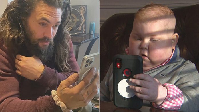 Jason Momoa, o Aquaman, ajuda fã de 7 aninhos com câncer em vídeo de fazer chorar
