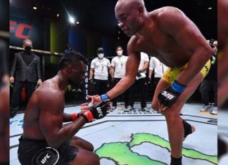 Na luta de despedida do UFC, adversário de Anderson Silva chora e pede desculpa por vitória