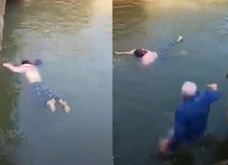 Político britânico de 61 anos pula em rio e salva jovem que estava se afogando: vídeo