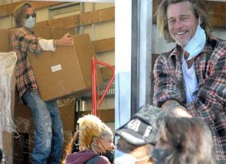 Esse homem: Brad Pitt ajuda famílias carentes e leva comida na pandemia