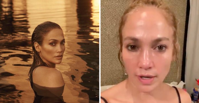 Jennifer Lopez garante que nunca usou botox. Aí vai a foto dela sem maquiagem aos 51 anos.