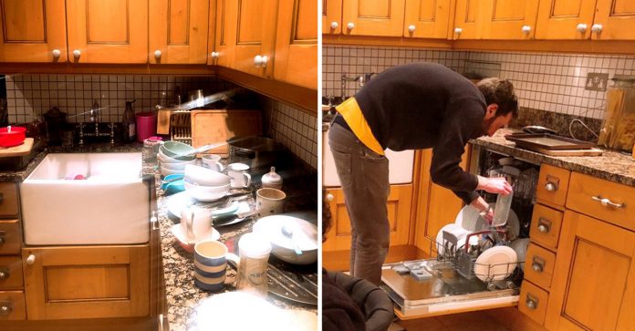 Mãe deixa de fazer tarefas domésticas para família cair na real e reconhecer o seu esforço