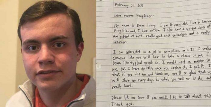 No LinkedIn, jovem autista viraliza com emocionante carta de apresentação manuscrita
