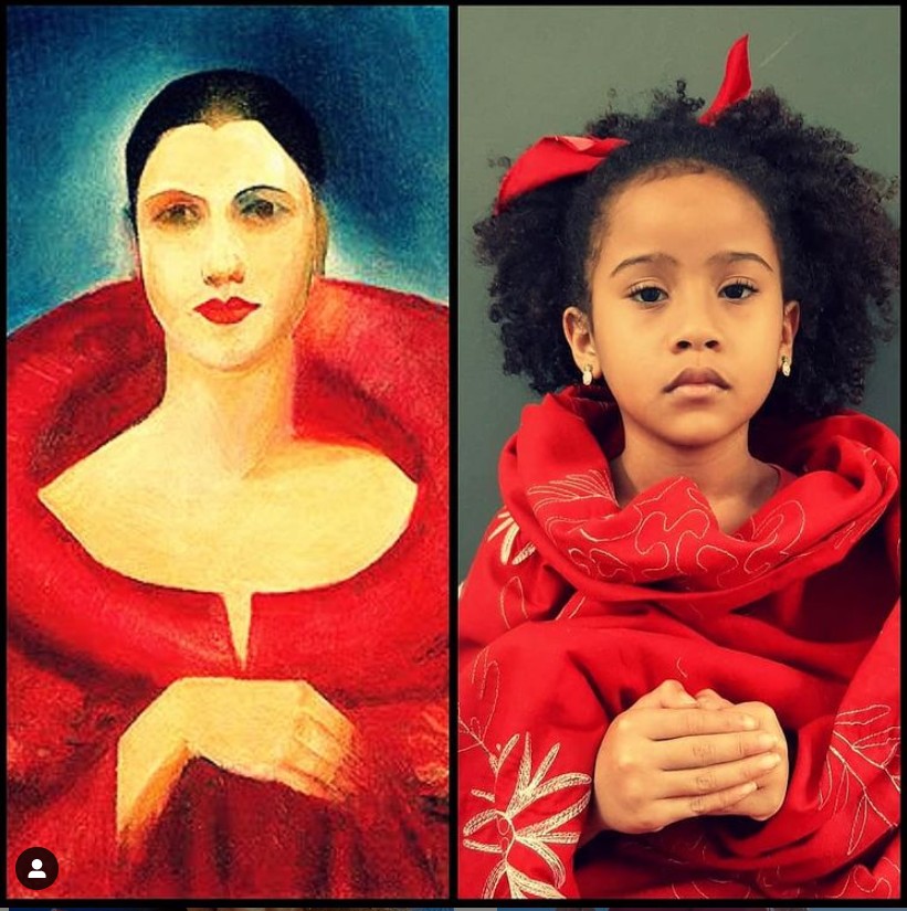 asomadetodosafetos.com - Garota de 8 anos faz sucesso ao recriar retratos de mulheres inspiradoras; confira
