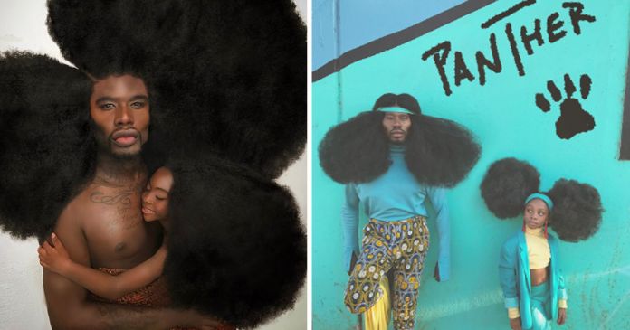 Confira 12 fotos de pai e filha que fascinam a web com penteados combinados