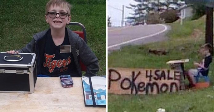 Garotinho vende sua coleção de cartas de Pokémon para salvar a vida de seu cachorro