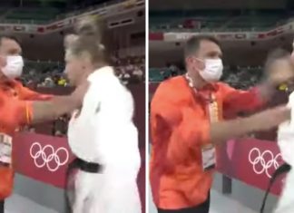 Treinador de judô dá tapas na atleta para motivá-la nas Olimpíadas e gera debate; veja VÍDEO