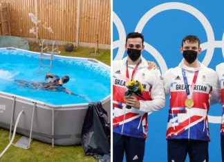Nadador que treinou em piscina no quintal ganha ouro nas Olimpíadas de Tóquio