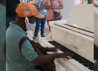 Vídeo de pianista ‘misterioso’ tocando Frank Sinatra em piano de shopping viraliza na internet
