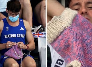 Atleta tricotou um suéter para seu cachorro enquanto via seus oponentes nas Olimpíadas