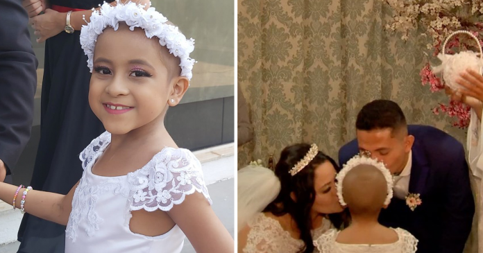 Garota com câncer morre 22 dias depois de realizar sonho de ver casamento dos pais