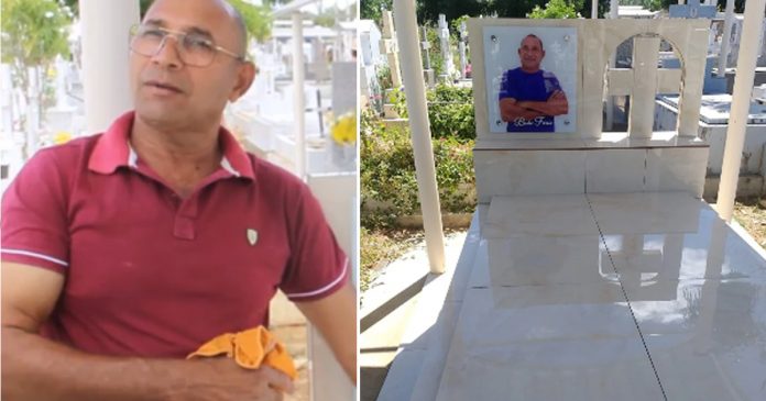 Homem visita o próprio túmulo e surpreende pessoas em cemitério: ‘Sonho de infância’
