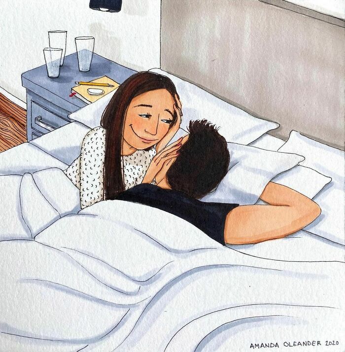 asomadetodosafetos.com - 19 ilustrações que mostram os momentos mais preciosos de um relacionamento duradouro