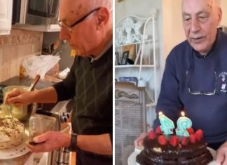 Vovô se torna confeiteiro aos 90 anos e faz bolo toda vez que recebe visita dos netos