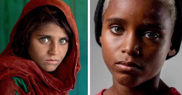 Menino Davi, da Cidade de Deus, faz ensaio fotográfico inspirado na foto da menina afegã