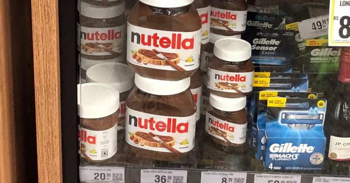 “Nutellas confinadas”: Supermercados em São Paulo ‘trancam’ produto em vitrine para evitar furtos