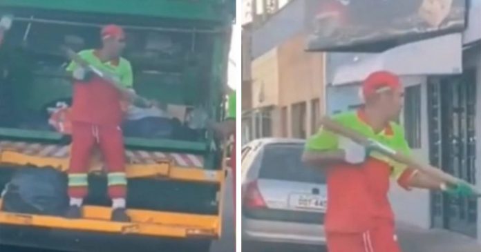 Depois de ser demitido por vídeo viral, coletor de lixo recebe ofertas de trabalho e doações