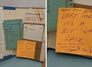 Freguês devolve livro à biblioteca 51 anos após empréstimo e deixa bilhete